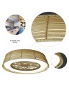 INDONESIA MINI * PLAFÓN / VENTILADOR - RATAN